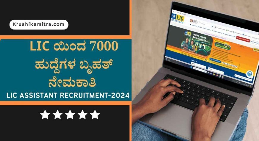 LIC Assistant Recruitment- LIC ಯಿಂದ 7000 ಹುದ್ದೆಗಳ ಬೃಹತ್ ನೇಮಕಾತಿ ಶೀಘ್ರದಲ್ಲಿ!ಮಾಸಿಕ ವೇತನ ₹78,230!